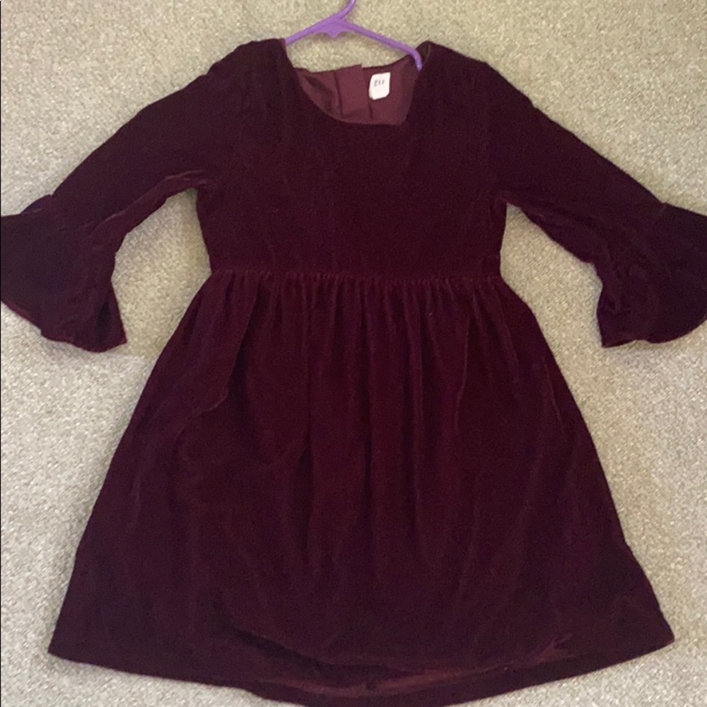 Little girls Gap size 8 velvet dress